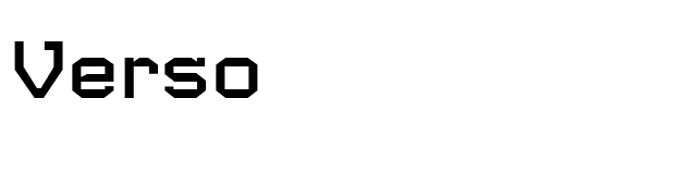 Verso font preview