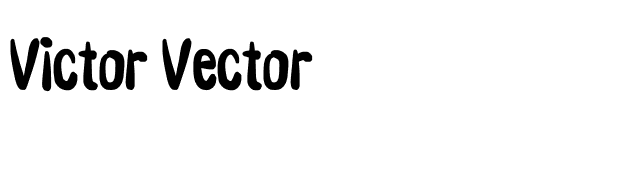 Victor Vector font preview