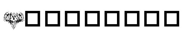 Victorian Angels font preview