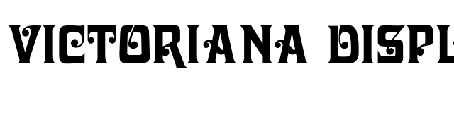 Victoriana Display SSi font preview