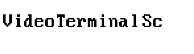 VideoTerminalSc font preview