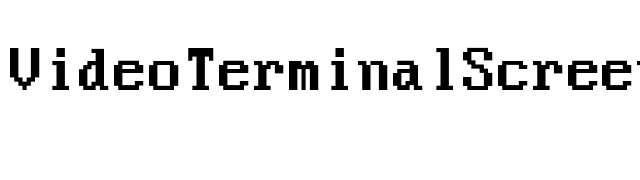 VideoTerminalScreen font preview