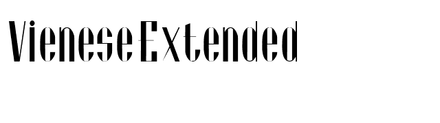 VieneseExtended font preview