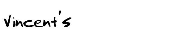 Vincent's font preview