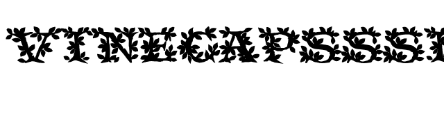 VineCapsSSi Bold font preview
