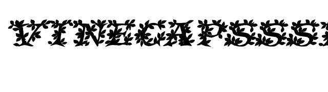 VineCapsSSK BoldItalic font preview