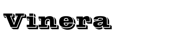 Vinera font preview