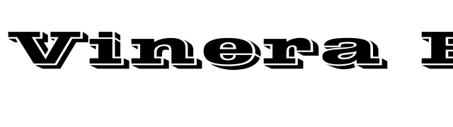 Vinera Ex font preview