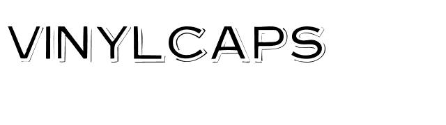 VinylCaps font preview