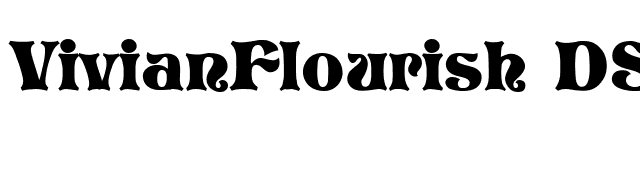VivianFlourish DS font preview
