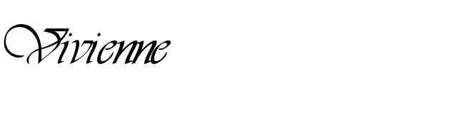 Vivienne font preview