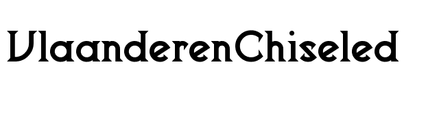 VlaanderenChiseled font preview