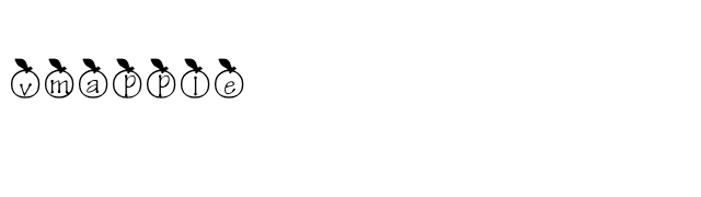vmapple font preview