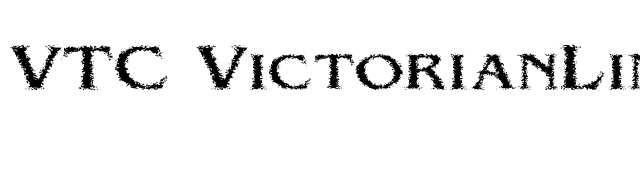 VTC VictorianLint SC font preview