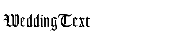 WeddingText font preview