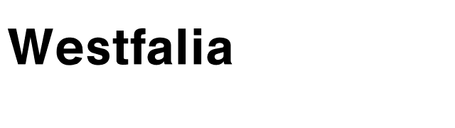 Westfalia font preview