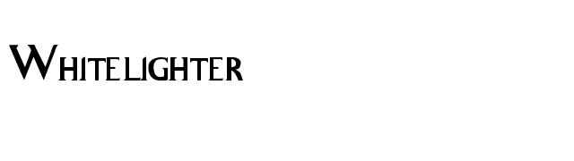 Whitelighter font preview