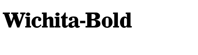 Wichita-Bold font preview