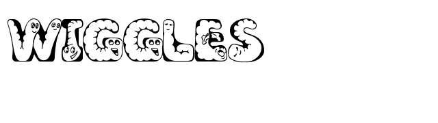 Wiggles font preview