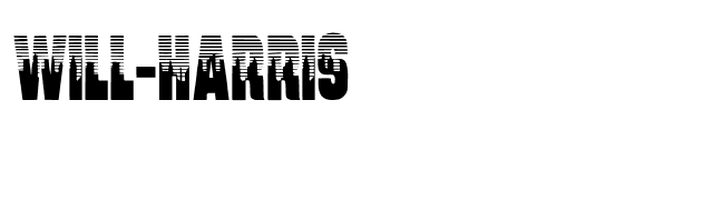 Will-Harris font preview