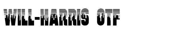 Will-Harris OTF font preview