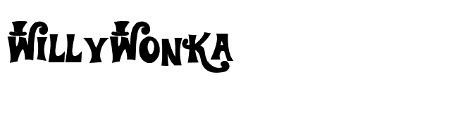 WillyWonka font preview