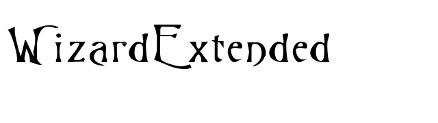 WizardExtended font preview